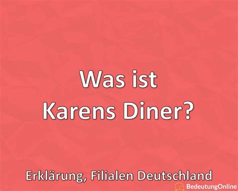 karens diner deutschland